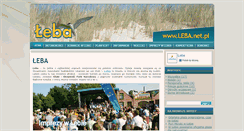 Desktop Screenshot of leba.net.pl