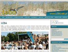 Tablet Screenshot of leba.net.pl